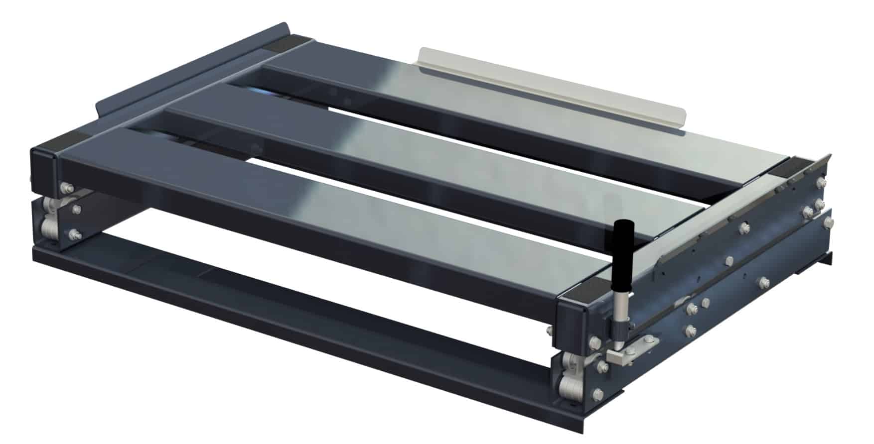 Pull-out unit for eur-pallet with 100% extension capacity, 1000 kg load capacity, w=1220 d=800 - image 2