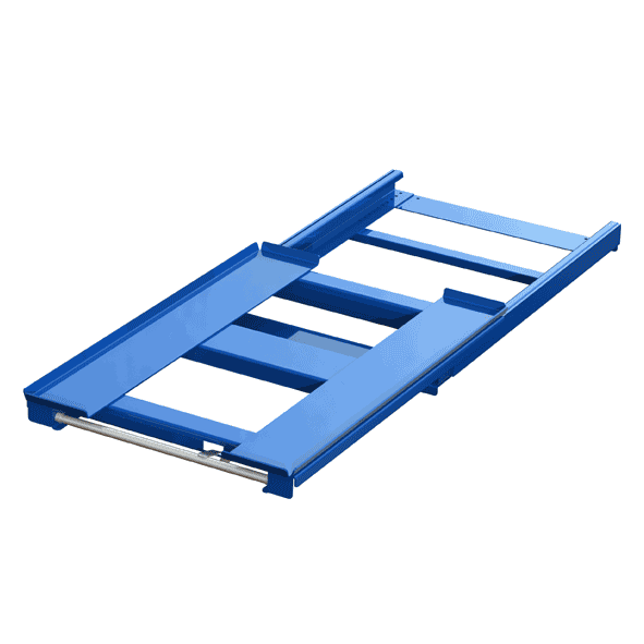 11 12100 balkmonterad utdragsenhet med 70 utdragskapacitet 1200 kg lastkapacitet baklastad kortsideshanterad hmu