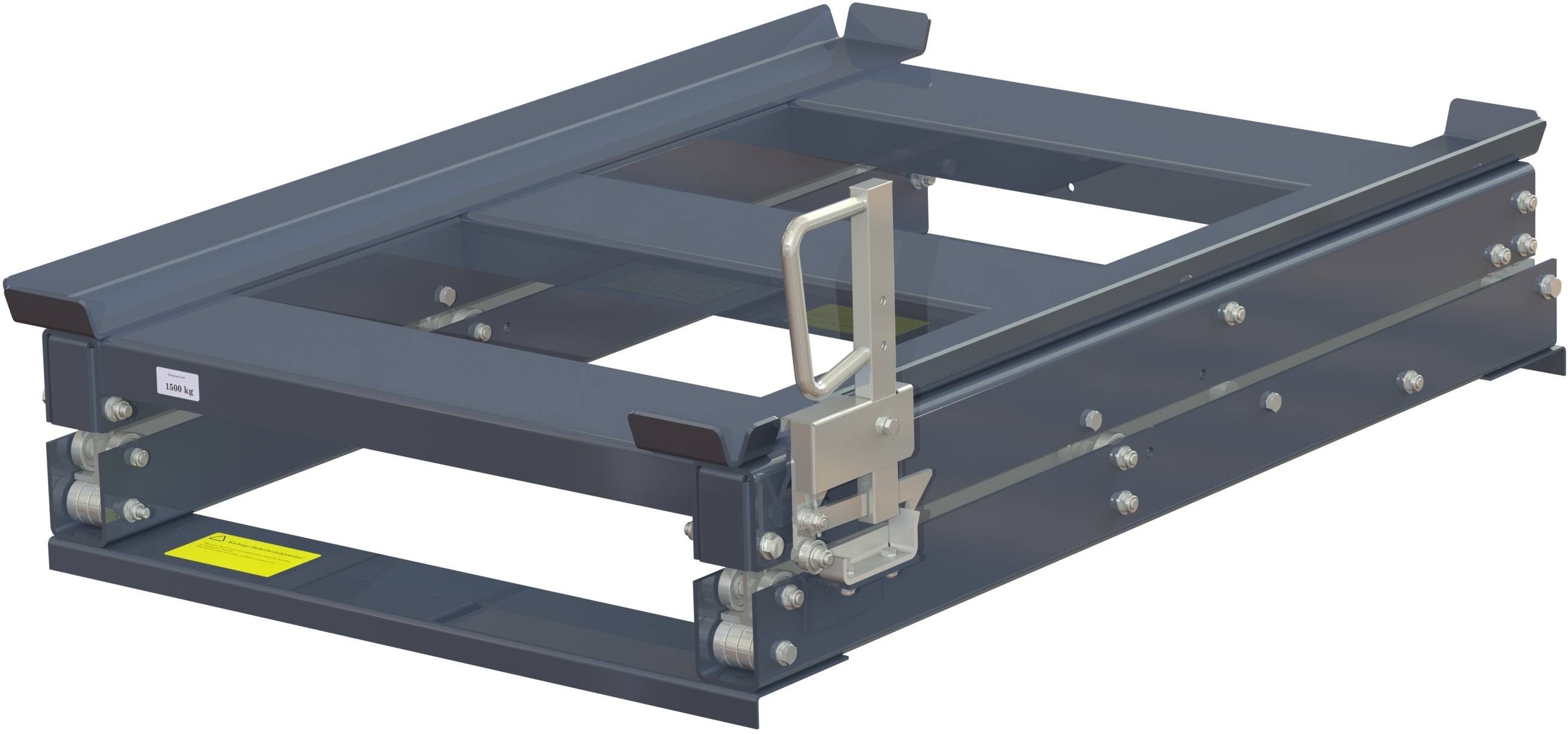 Balkmonterad utdragsenhet 70%, 1500 kg, frontlastad kortsideshanterad för nätcontainer - image 2