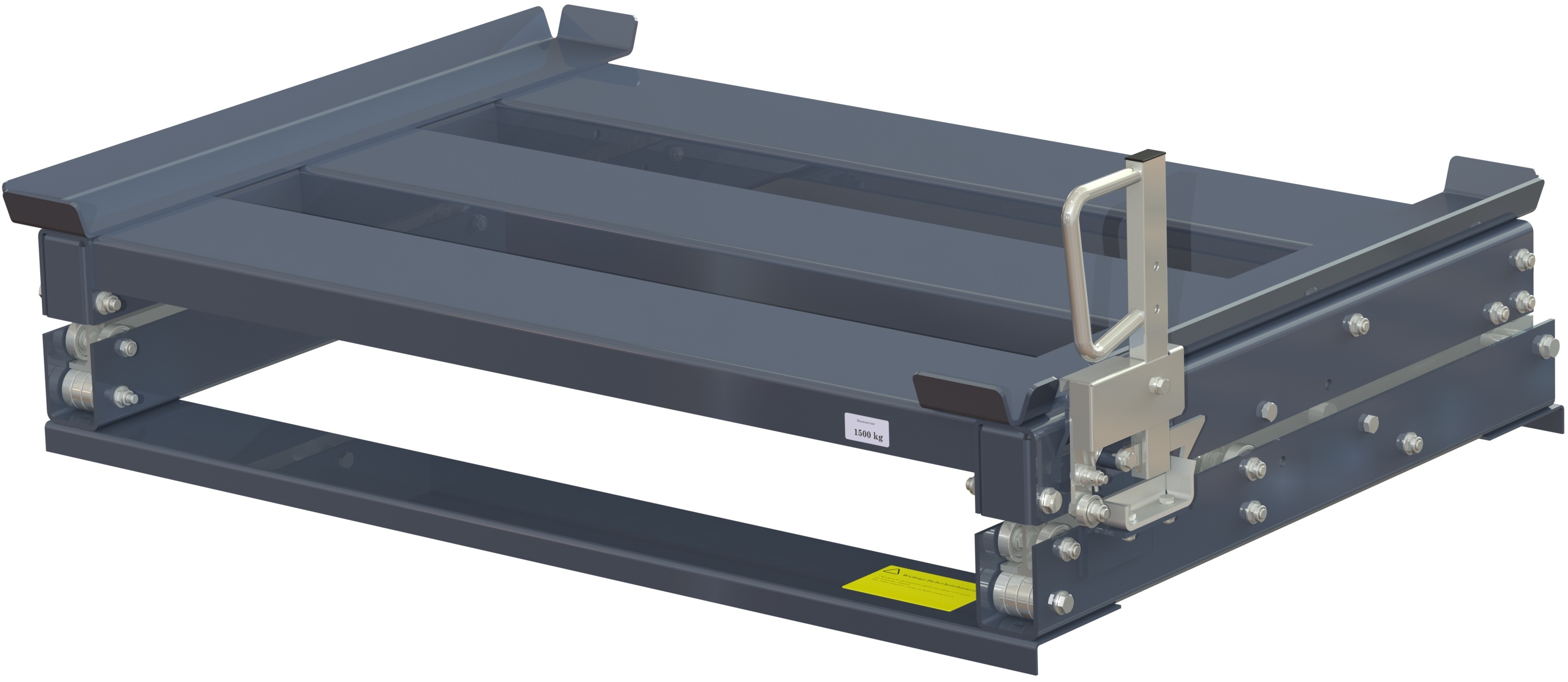 Balkmonterad utdragsenhet 70%, 1500 kg, baklastad långsideshanterad för nätcontainer - image 2