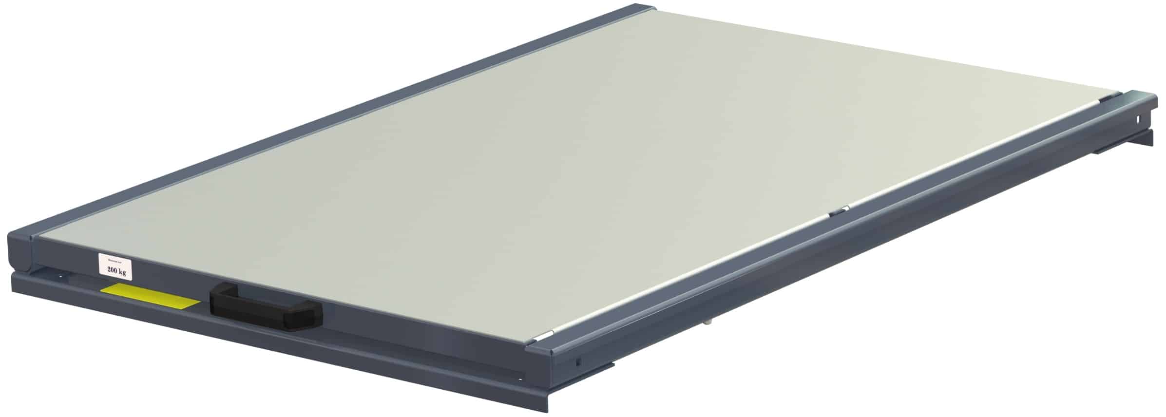 Balkmonterad utdragsenhet för pallkrage, 70% utdragskapacitet, 200 kg lastkapacitet, b=800 d=1200 - image 2