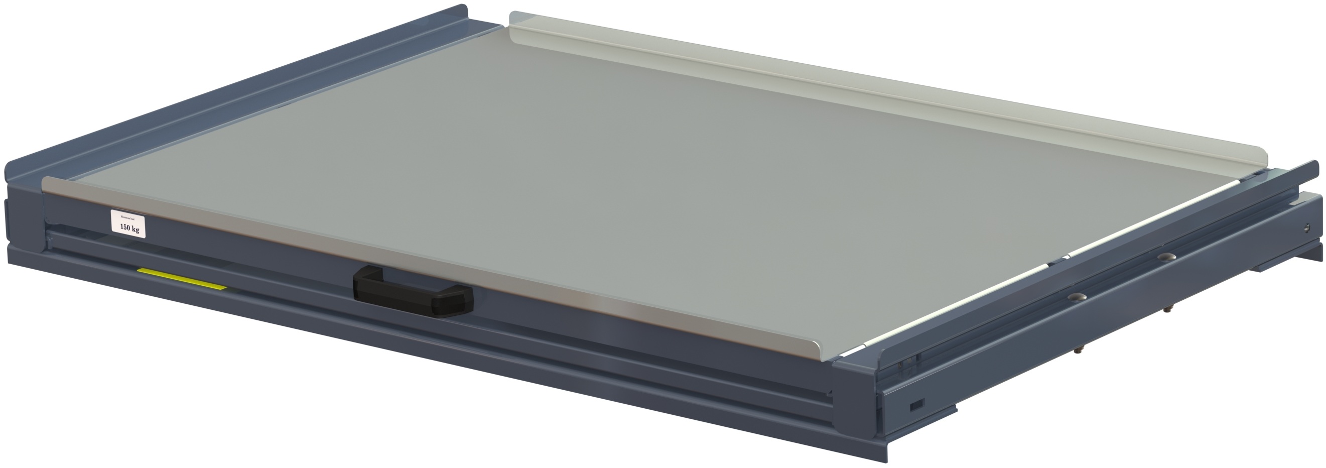 11 205 1 1 Pull-out unit with steel shelf panel. 100% extension, 200 kg load capacity, w=1200 d=800 - image 2