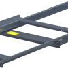 Beam-mounted pull-out unit for EUR pallet with 70% extension capacity, 300 kg load capacity, W=830 D=1200