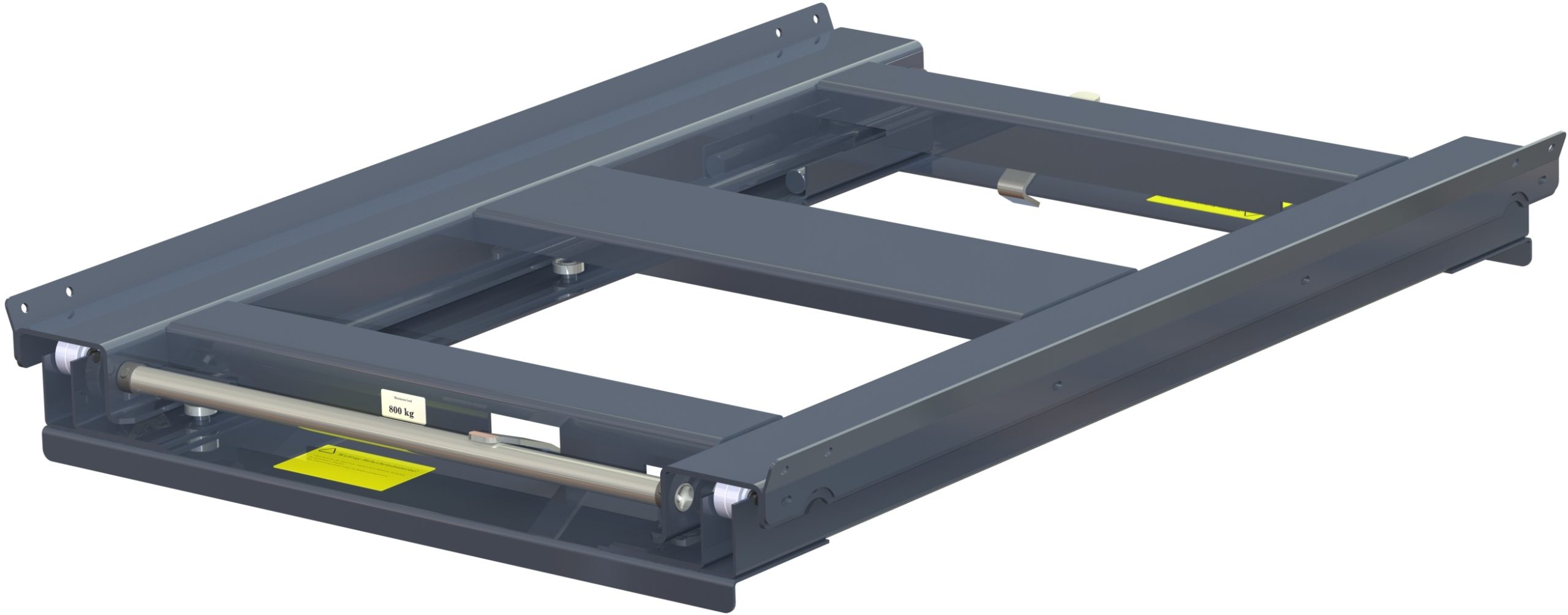 Beam-mounted pull-out unit 70%, 800 kg, two-way, short-side handled for eur pallet - image 2