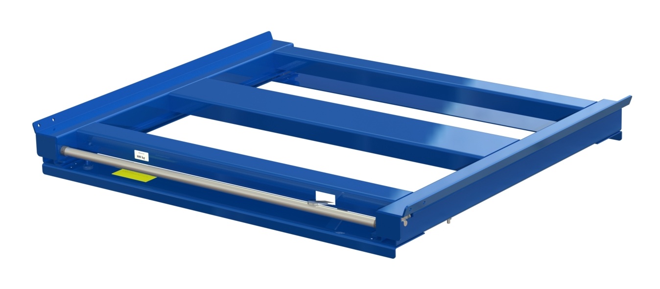 Balkmonterad utdragsenhet med 70% utdragskapacitet, 800 kg lastkapacitet, frontlastad, långsideshanterad fin-l - image 2