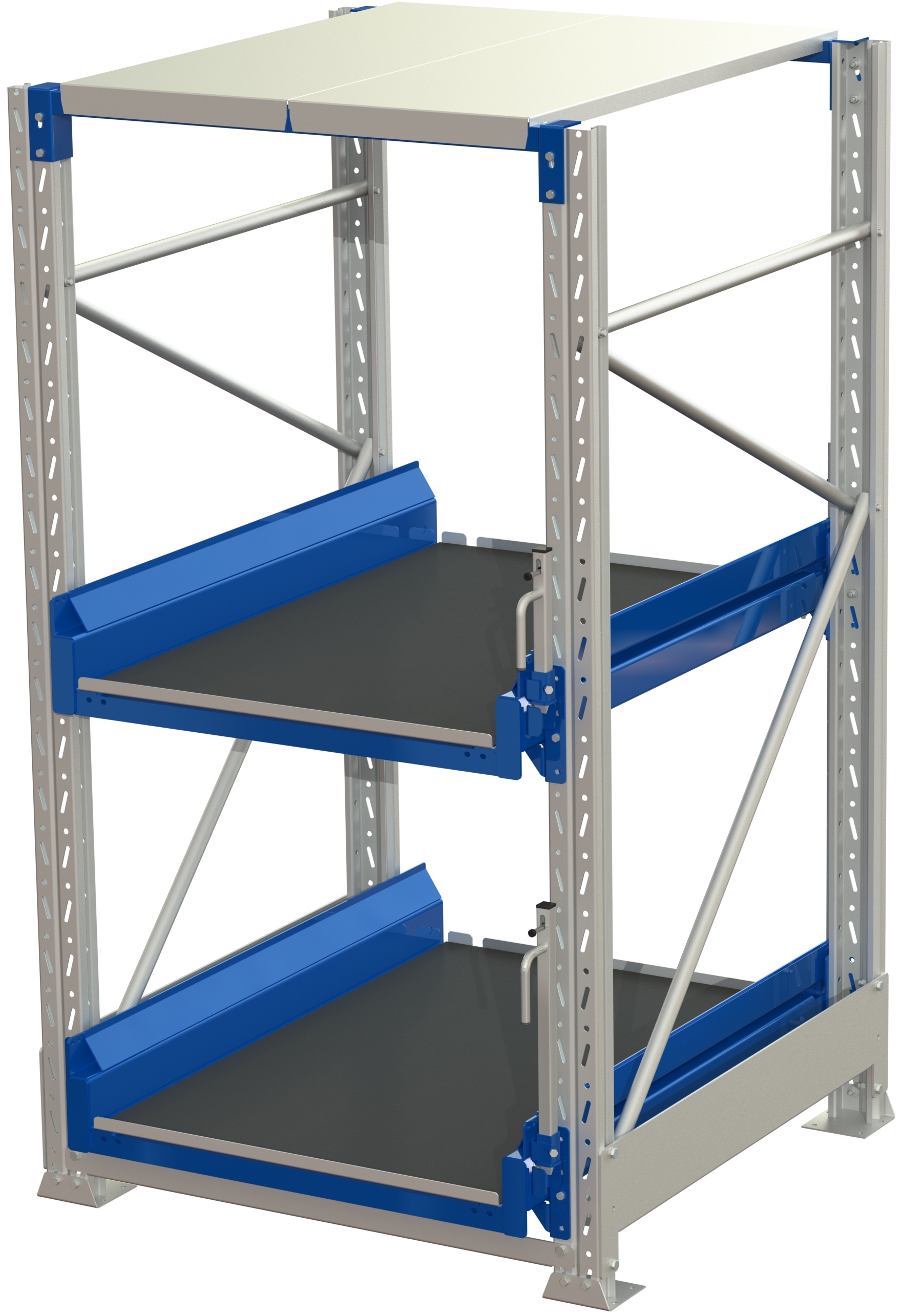 19 112 1 Tool storage unit(tsu), 2 shelves, 600kg 70% extendable, with tip cover lock - image 2