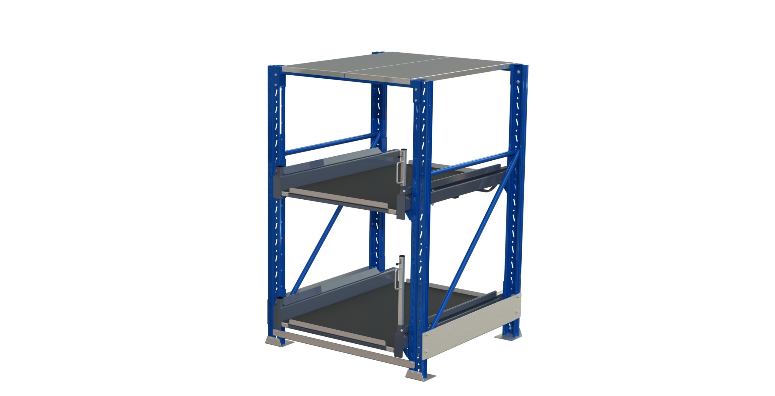 19 1121 tool storage unittsu 2 shelves 600kg 70 extendable with tip cover lock