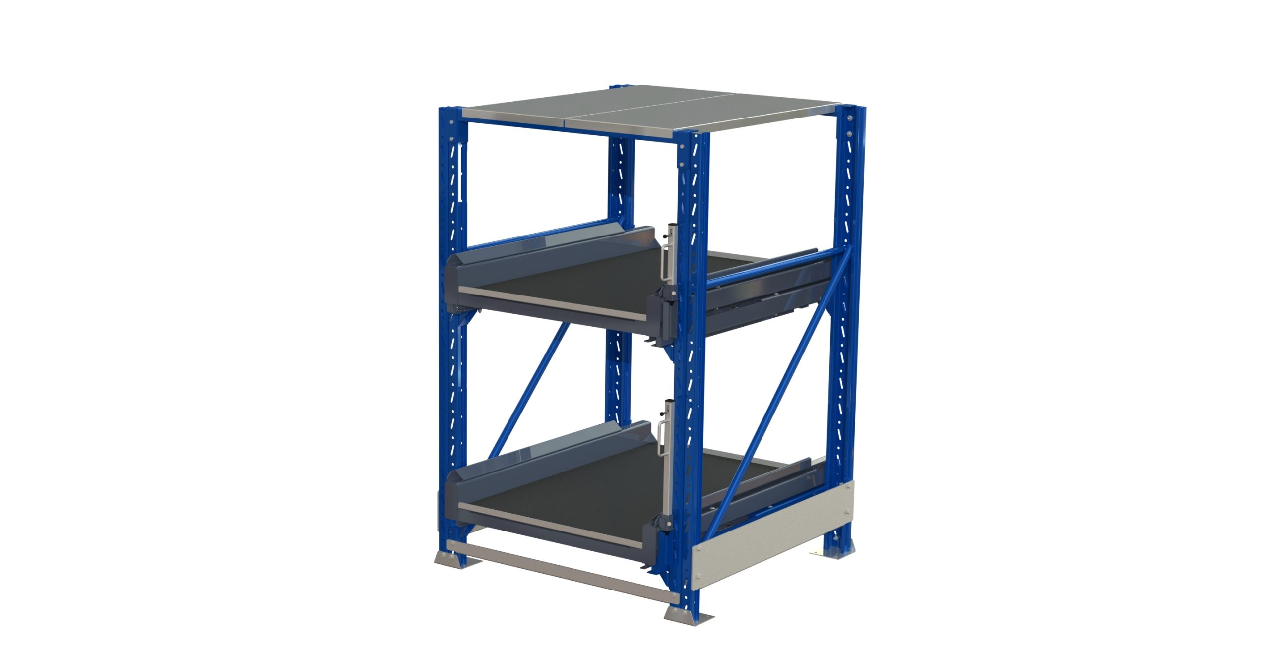 19 1221 tool storage unittsu 2 shelves 600kg 100 extendable with tip cover lock