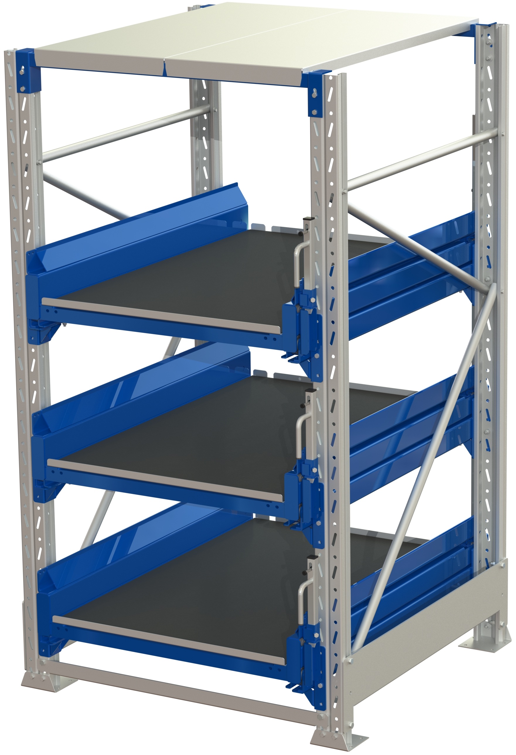 19 123 1 Tool storage unit(tsu), 3 shelves, 600kg 100% extendable, with tip cover lock - image 2