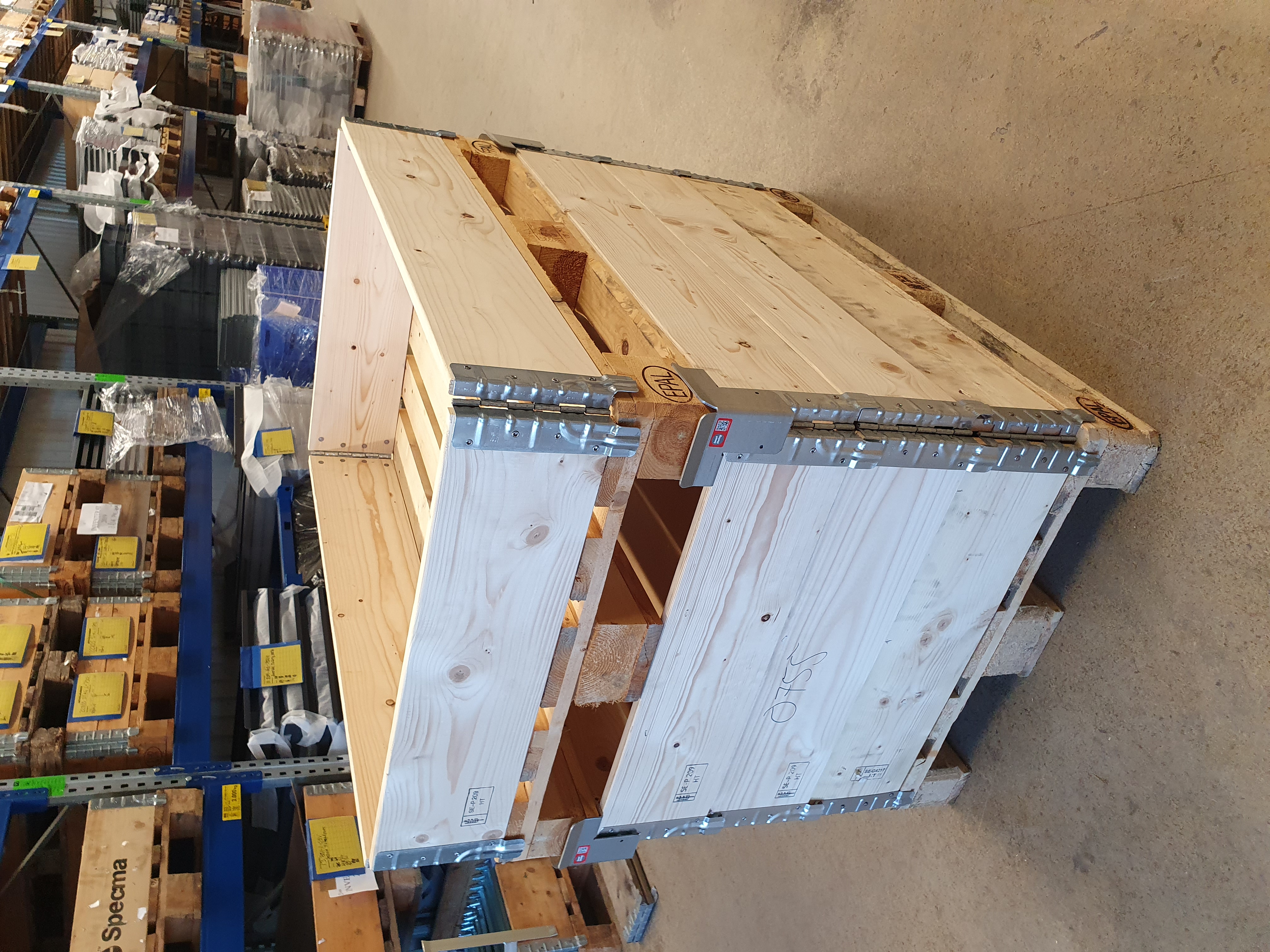 Galvaniserade staplingshörn av stål t=3mm - image 3