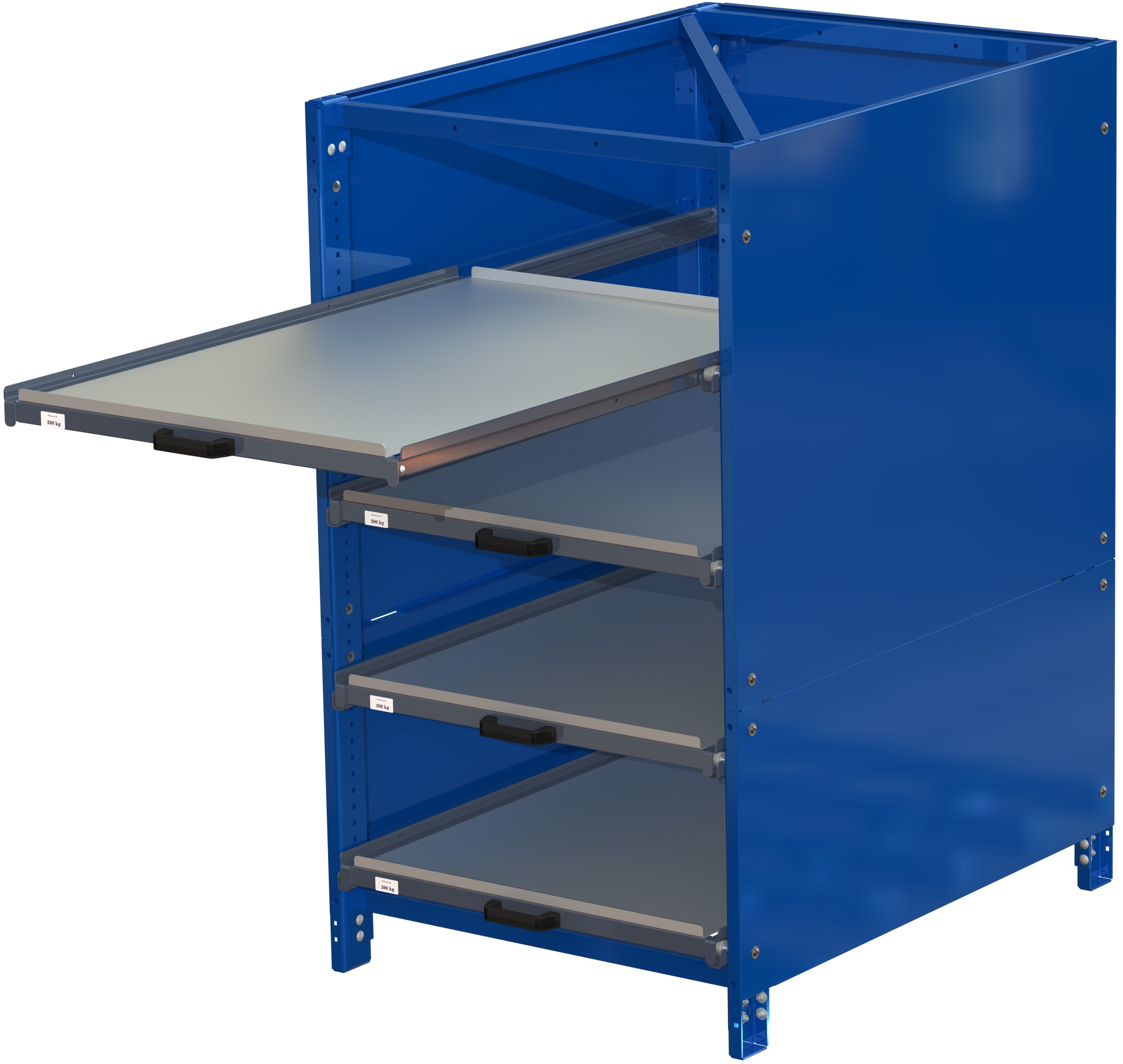 Inklädnadssats industribyrå 70% kortsideshanterad med ej tak, 2 sidor, 1 baksida - image 2