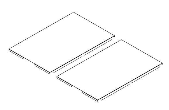 27 12117 steel shelf panel to linked pullout units 400kg 100 w1700