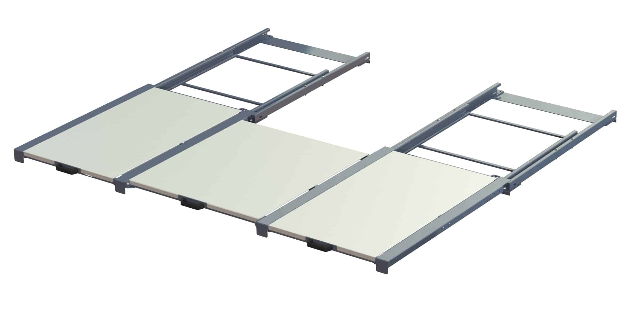 Bred utdragsenhet för skiv- & plåtmaterial  400 kg 100% 2600x1200 balkmonterad - image 3