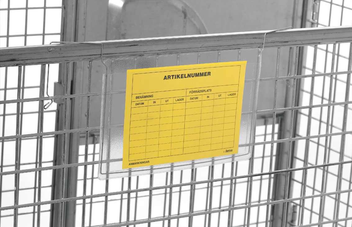 5901005 tradcontainer 1 low A5 landscape document holder with wire hanger without flap - image 5