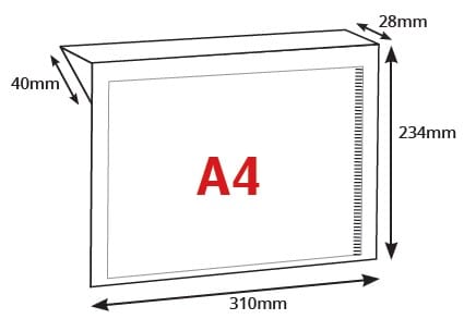 5901010 layoutbild A4 landscape document holder for pallet collars - image 2