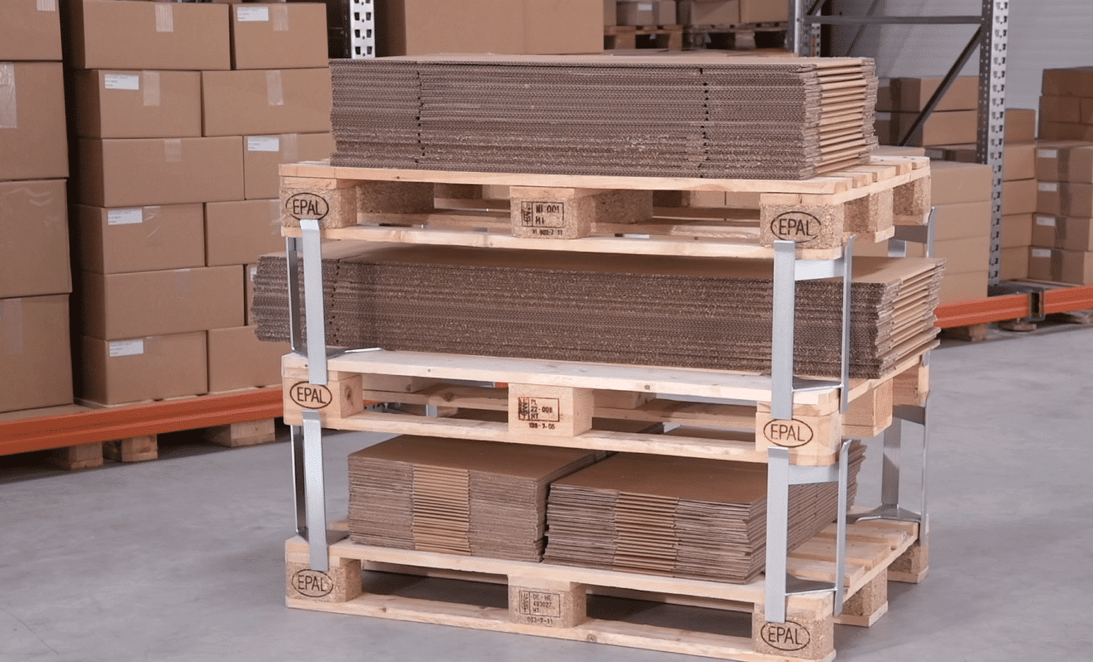 Palldistans - pall till pall, 250  mm, 1000 kg / 4st, 4-pack - image 5