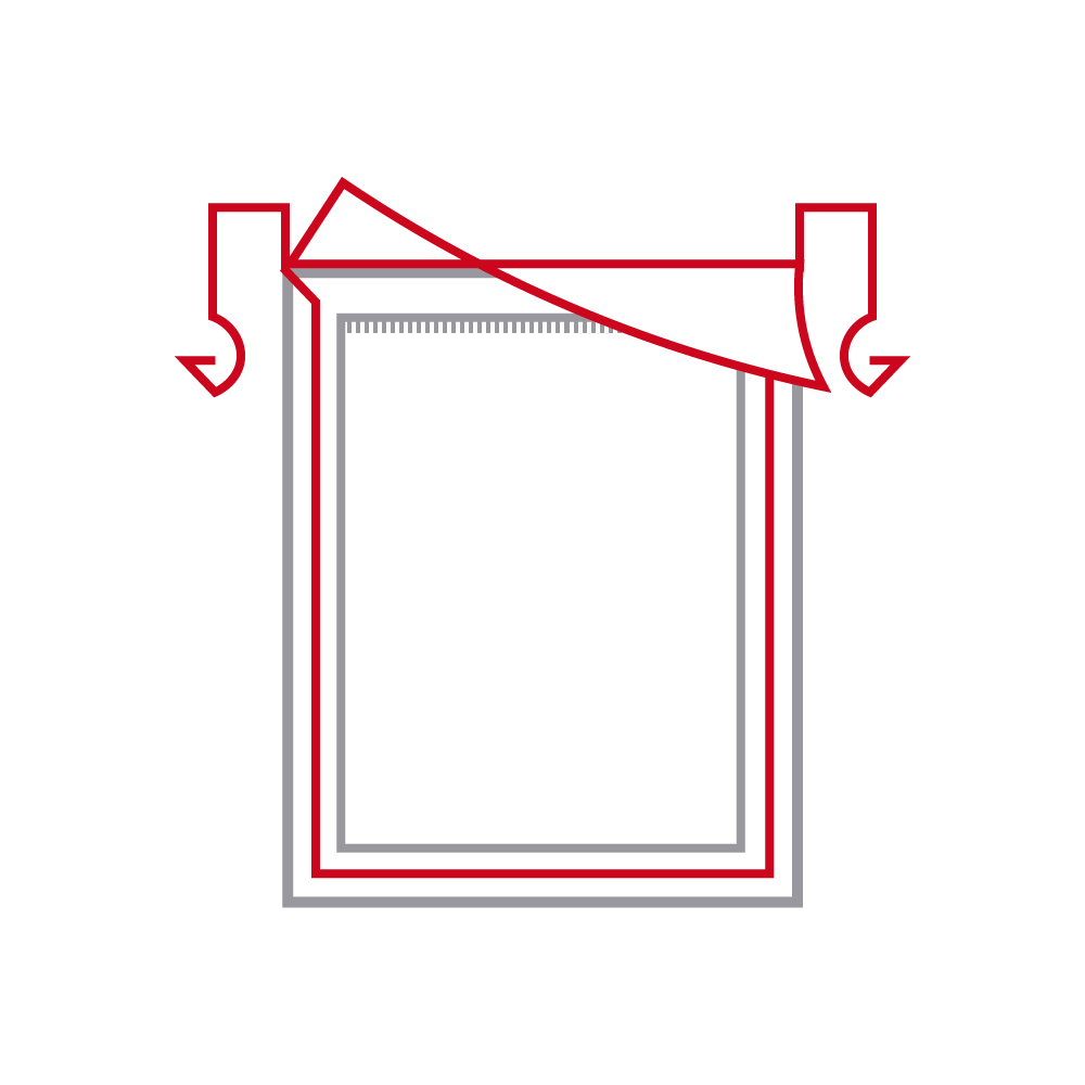 Productr fastening method wire hanger