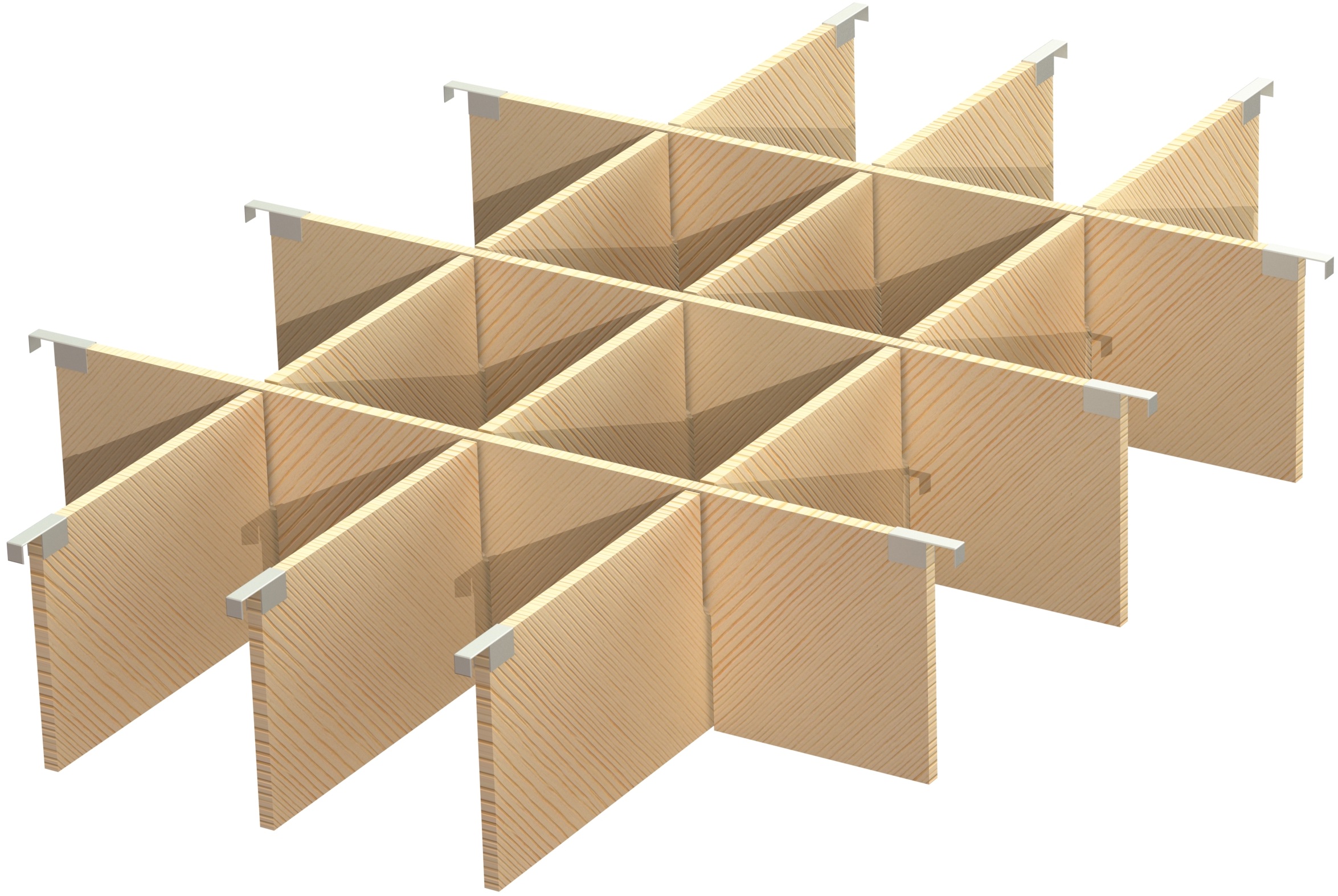 6 dividers Pallkrageavdelare sats/16fack, fackmått 280 x 180 mm - image 2