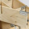 Shelf frame of wood & dividers gives 8 compartments - Image 2