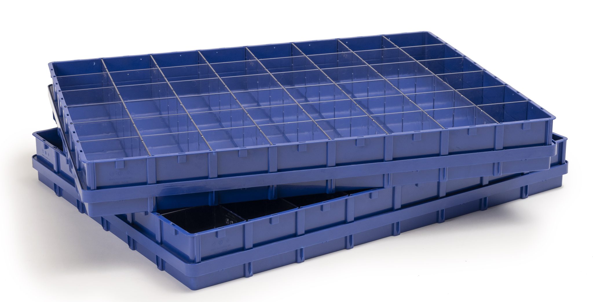 Flexibox 800x600 mm 48 fack h=100 mm komplett med avdelare - image 2