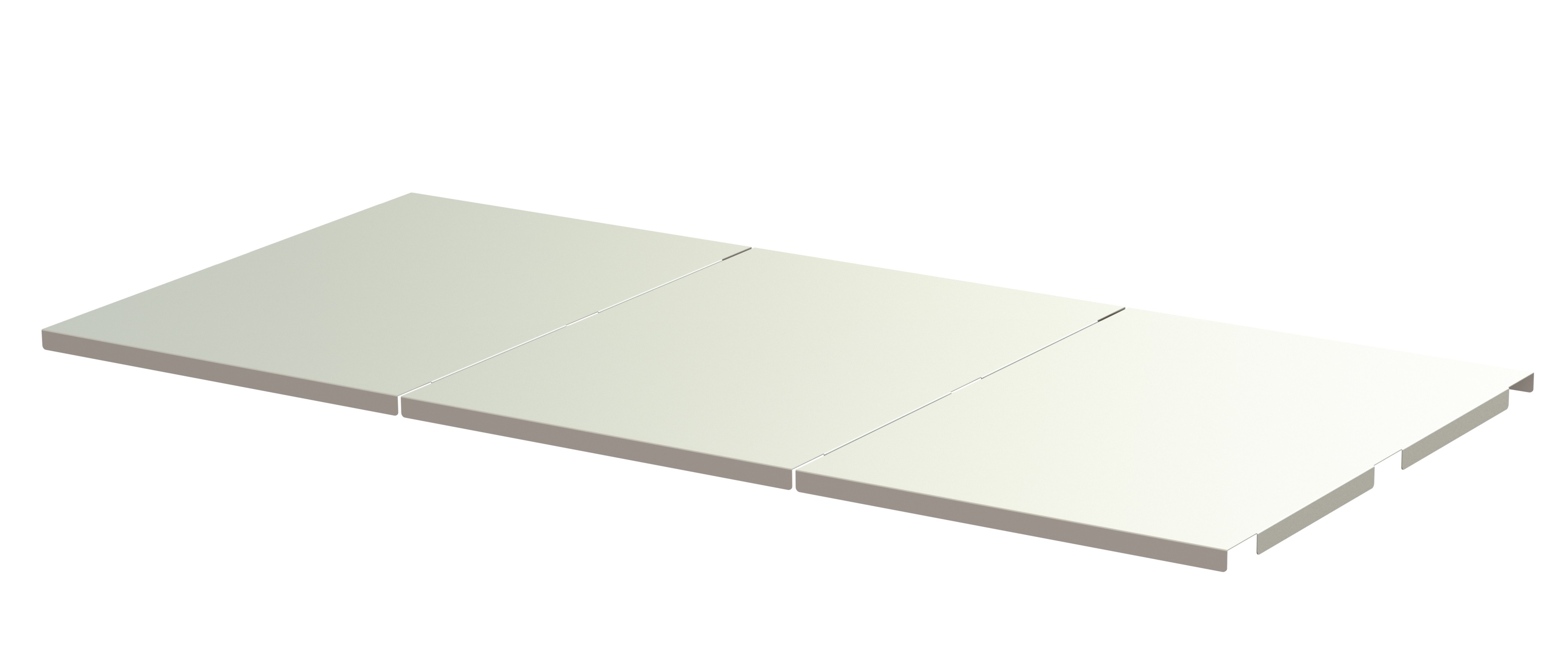 Stålhylla till stående utdragbara enheter 600 kg 70 % w=2700