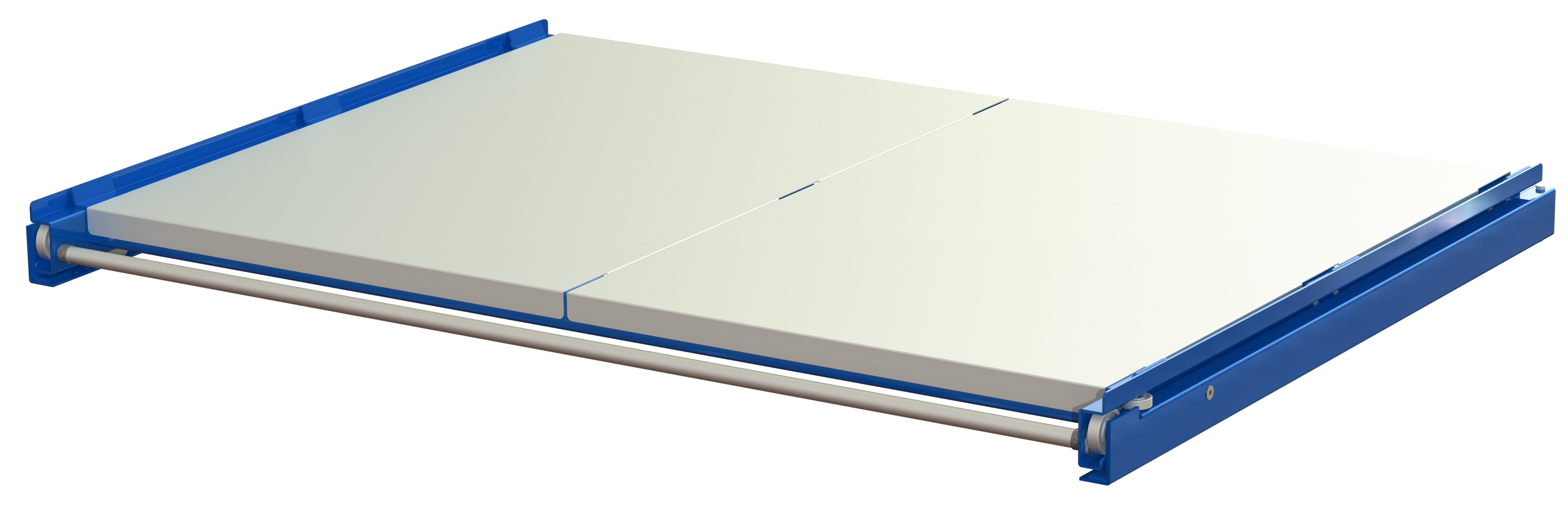 27 1806 0 plus 27 160 18 blue closed Stålhylla till stående utdragbara enheter 600 kg 70 % w=1800 - image 2