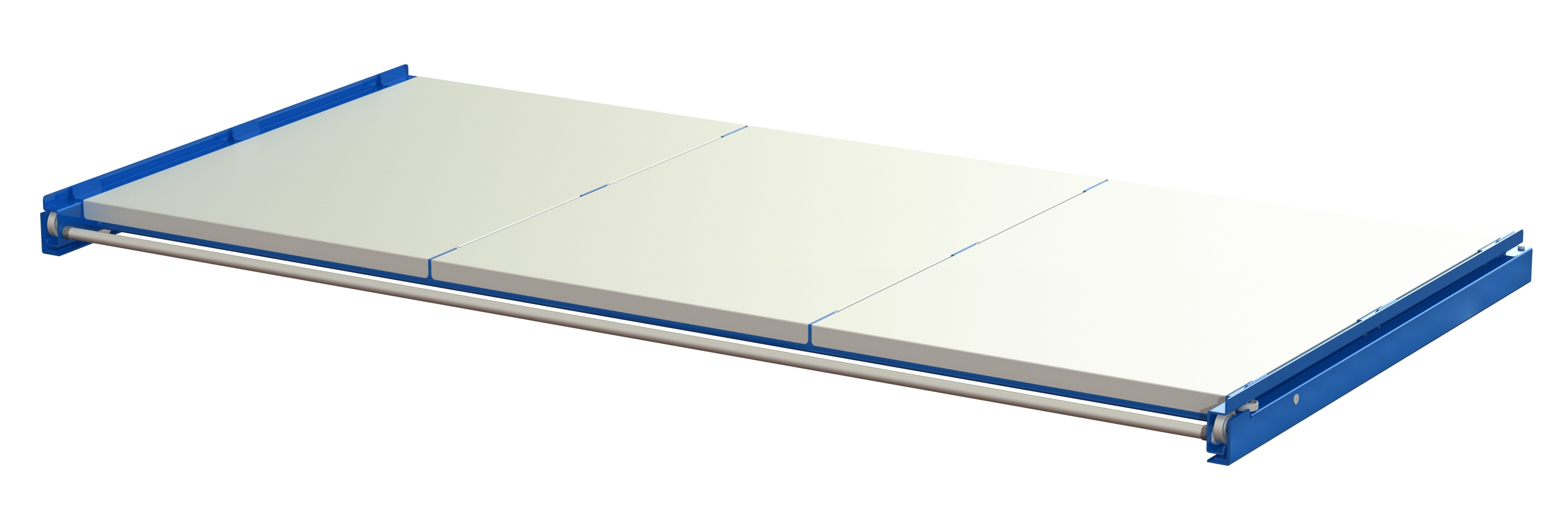 Stålhylla till stående utdragbara enheter 600 kg 70 % w=2700 - image 2