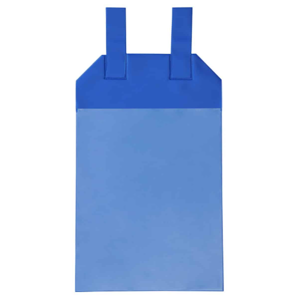 Plastficka a4 stående för gallerbox med neodymmagneter och lock