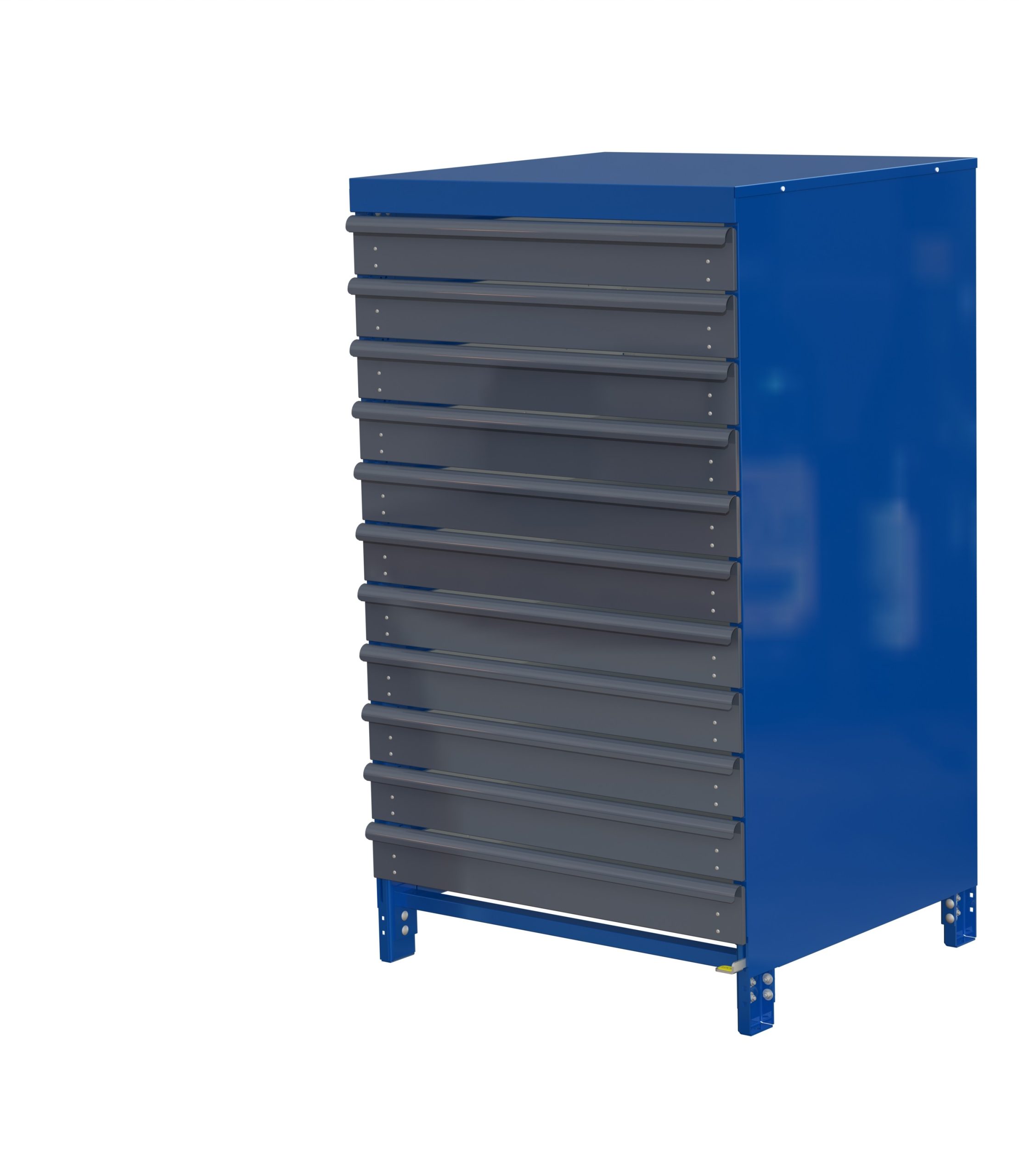 Csu light, short-side handled, 100% extension, 75 kg, 11 shelves, with steel cladding - image 2