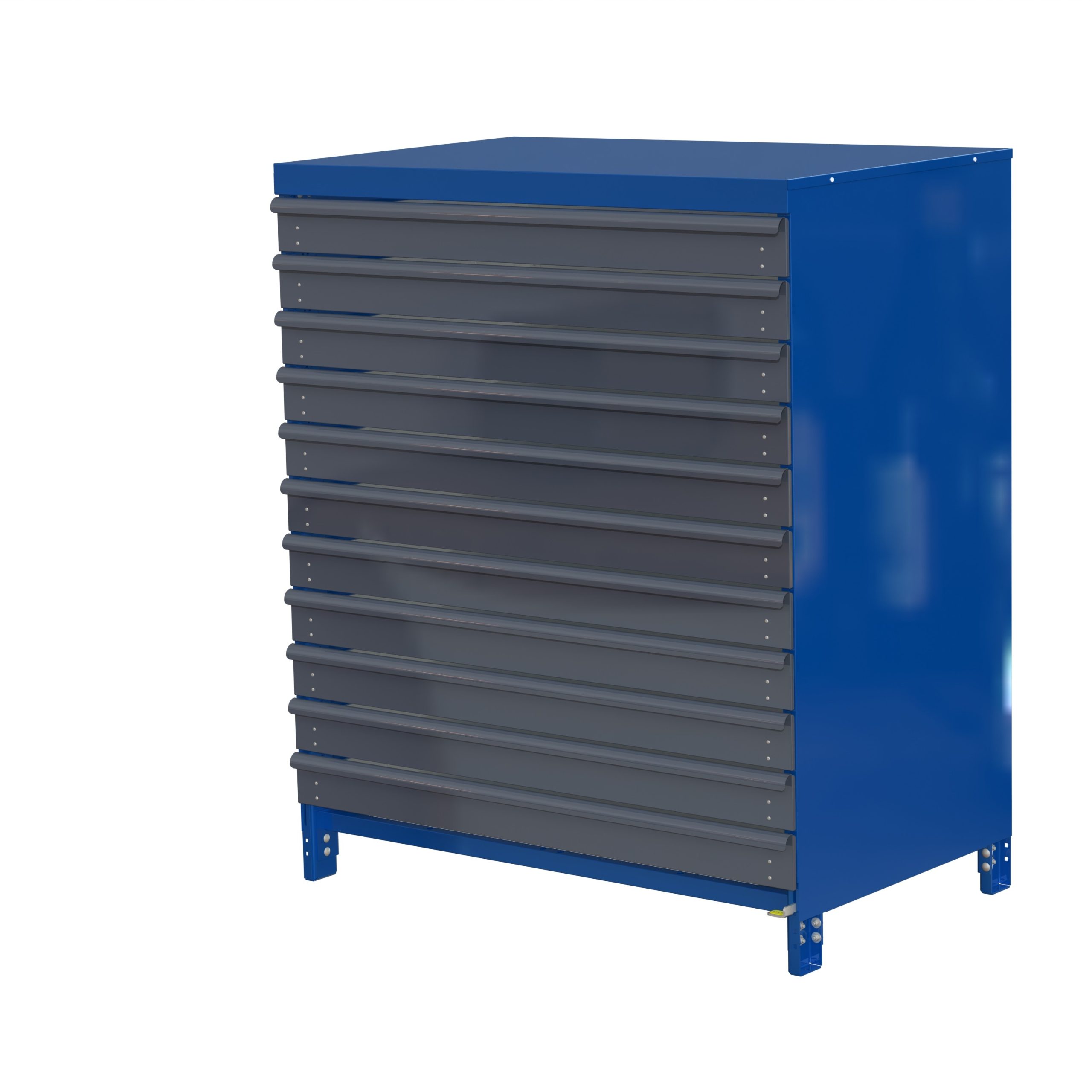 22 7511 2 with cladding scaled Csu light, long-side handled, 100% extension, 75 kg, 11 shelves, with steel cladding - image 2