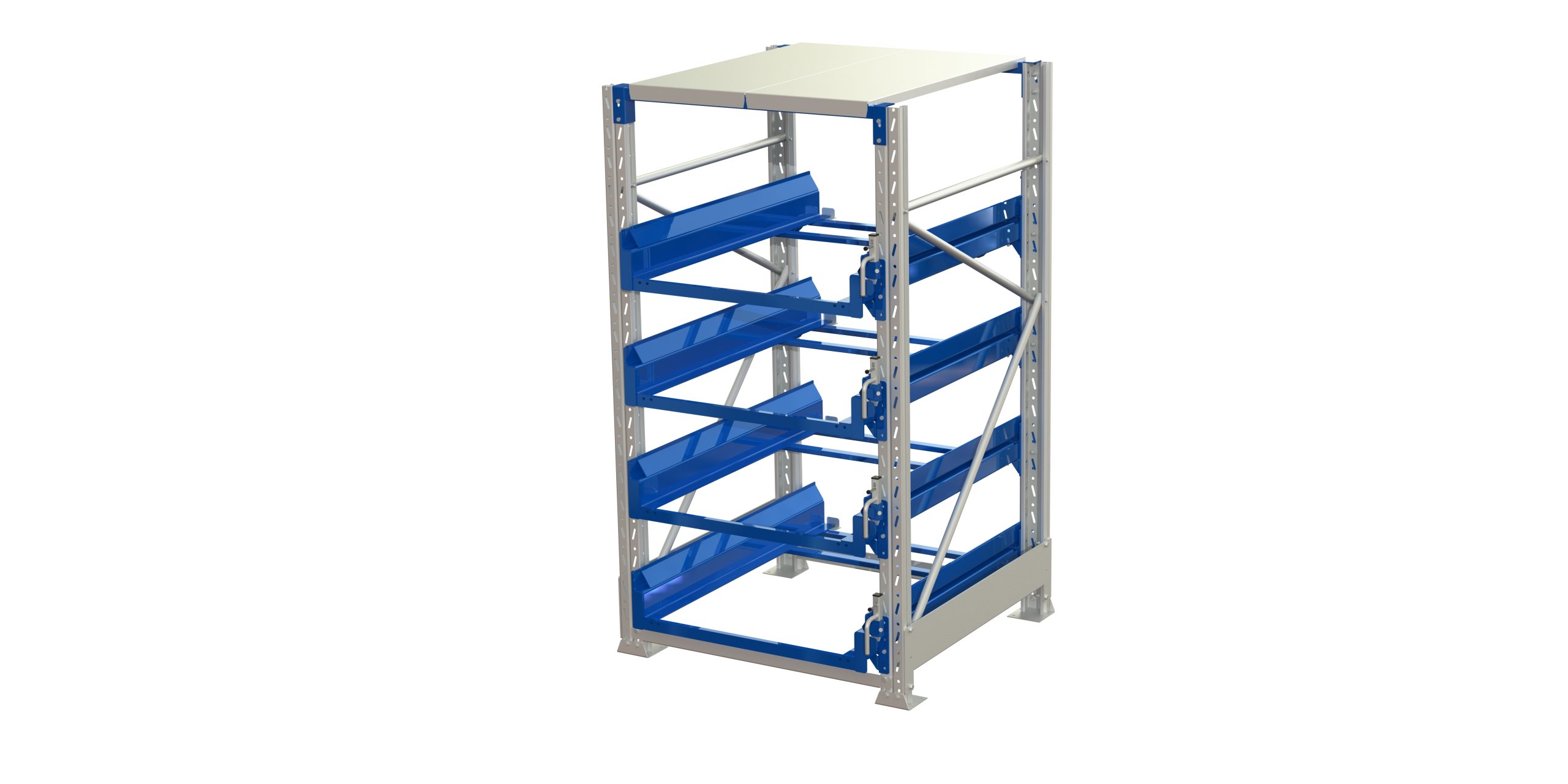 Pallet storage unit, (psu), 600kg 70%, 4 shelves - image 2