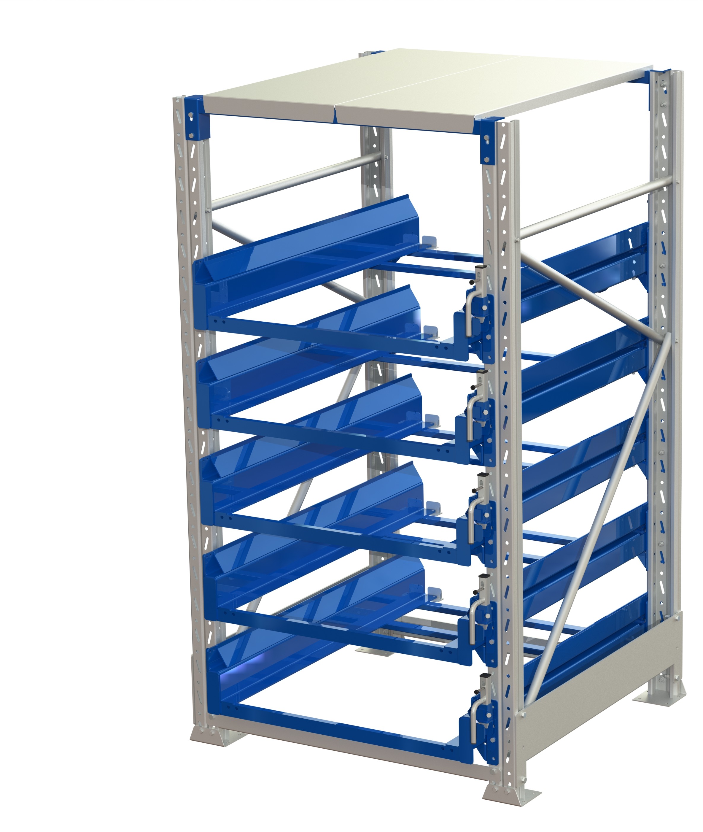 Psu, 5 shelves, 600kg 70%, pull-out capacity with security lock - image 2