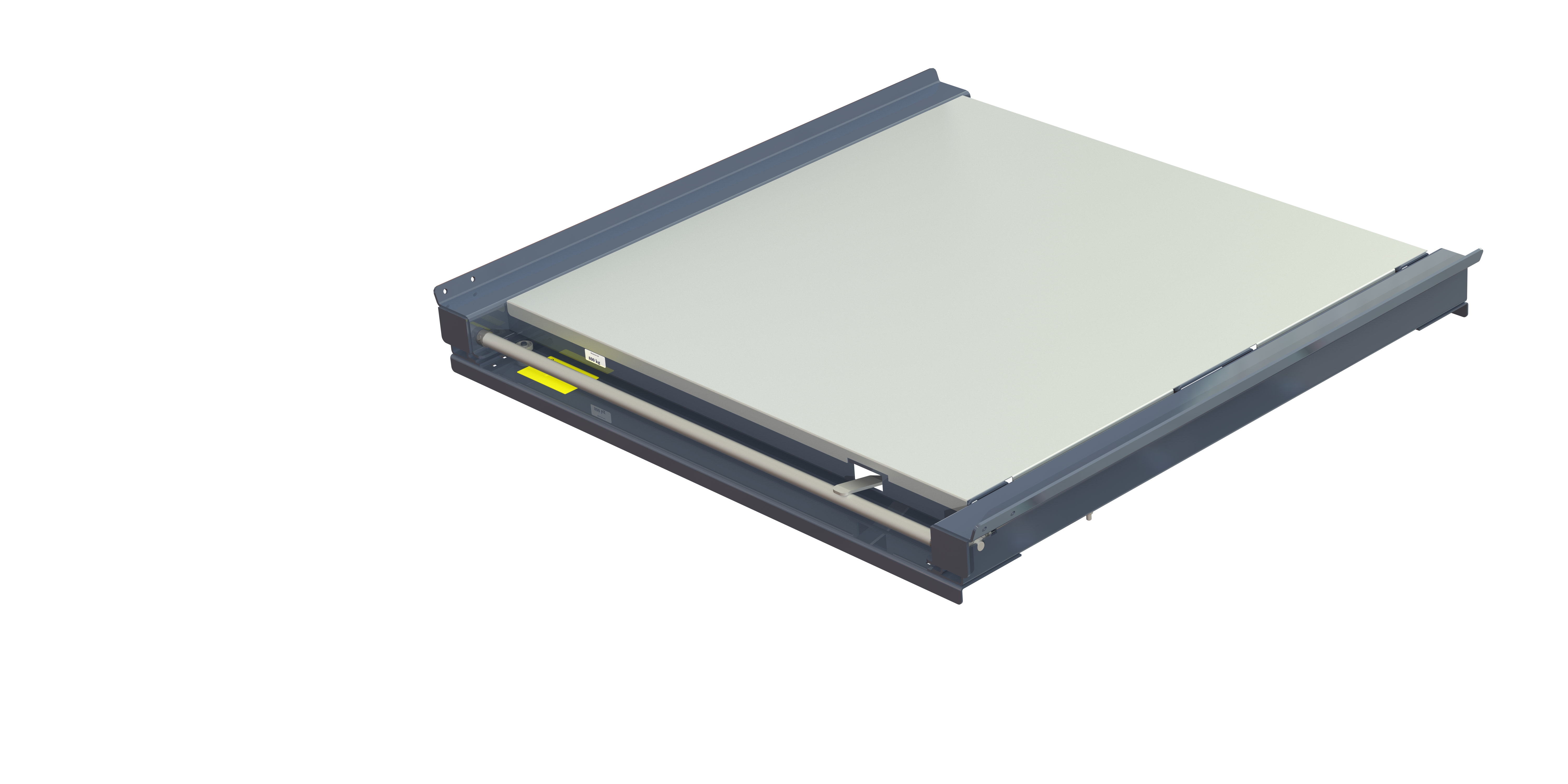 Utdragsenhet för pallställ 70% utdrag 800 kg lastkapacitet frontmatad för ind-pall med stålhyllplan - image 2