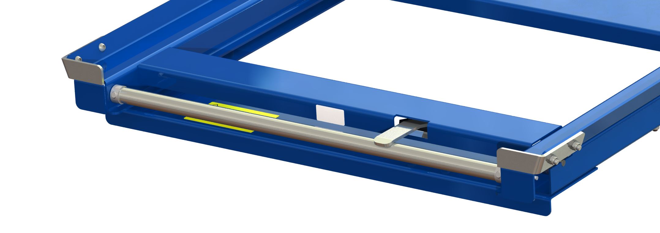 Front pallet stop l&r for bm, t=5 mm fzb to be mounted in the existing handle holes