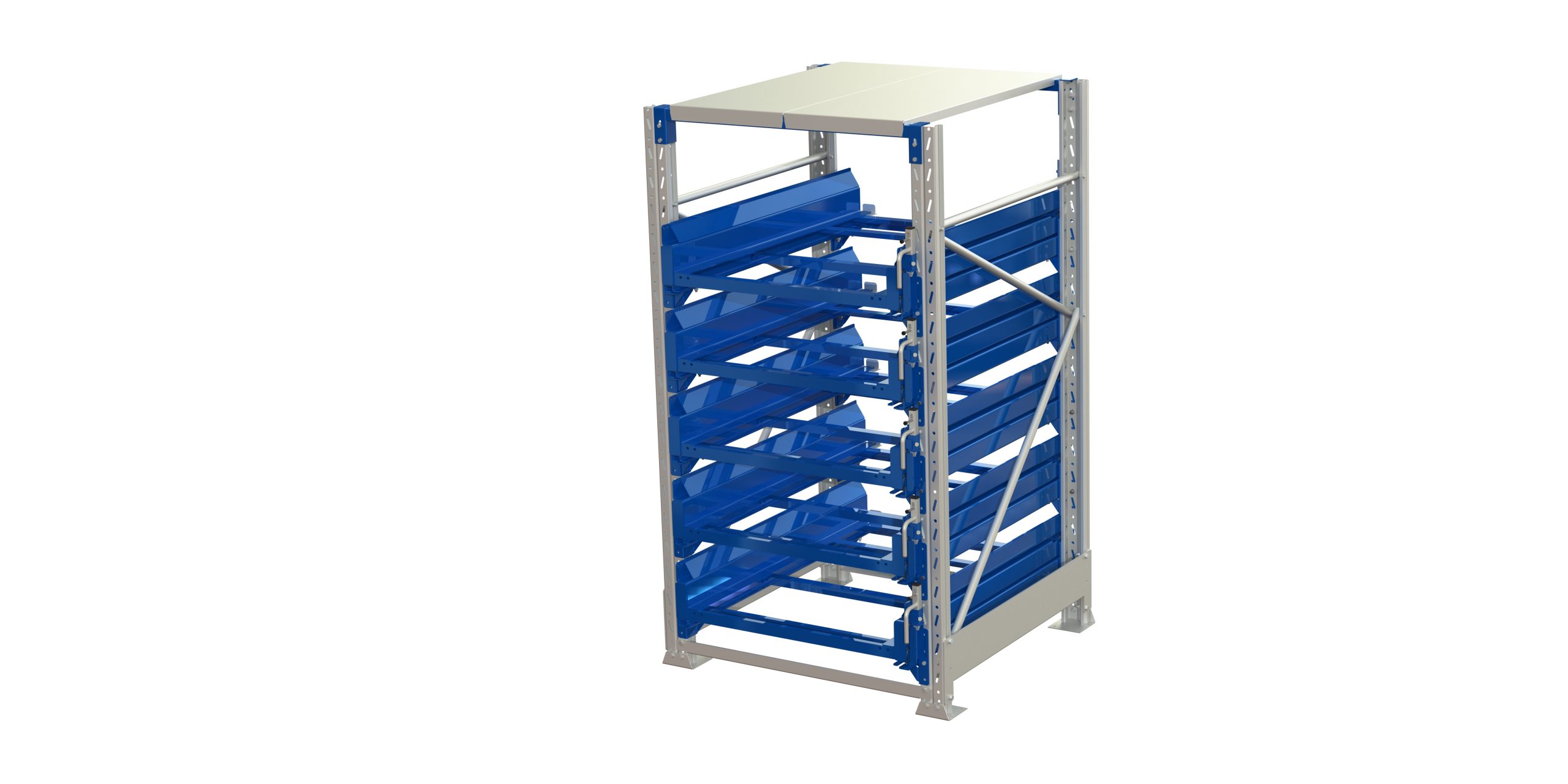Pallet storage unit, (psu), 600kg 100%, 5 shelves - image 2