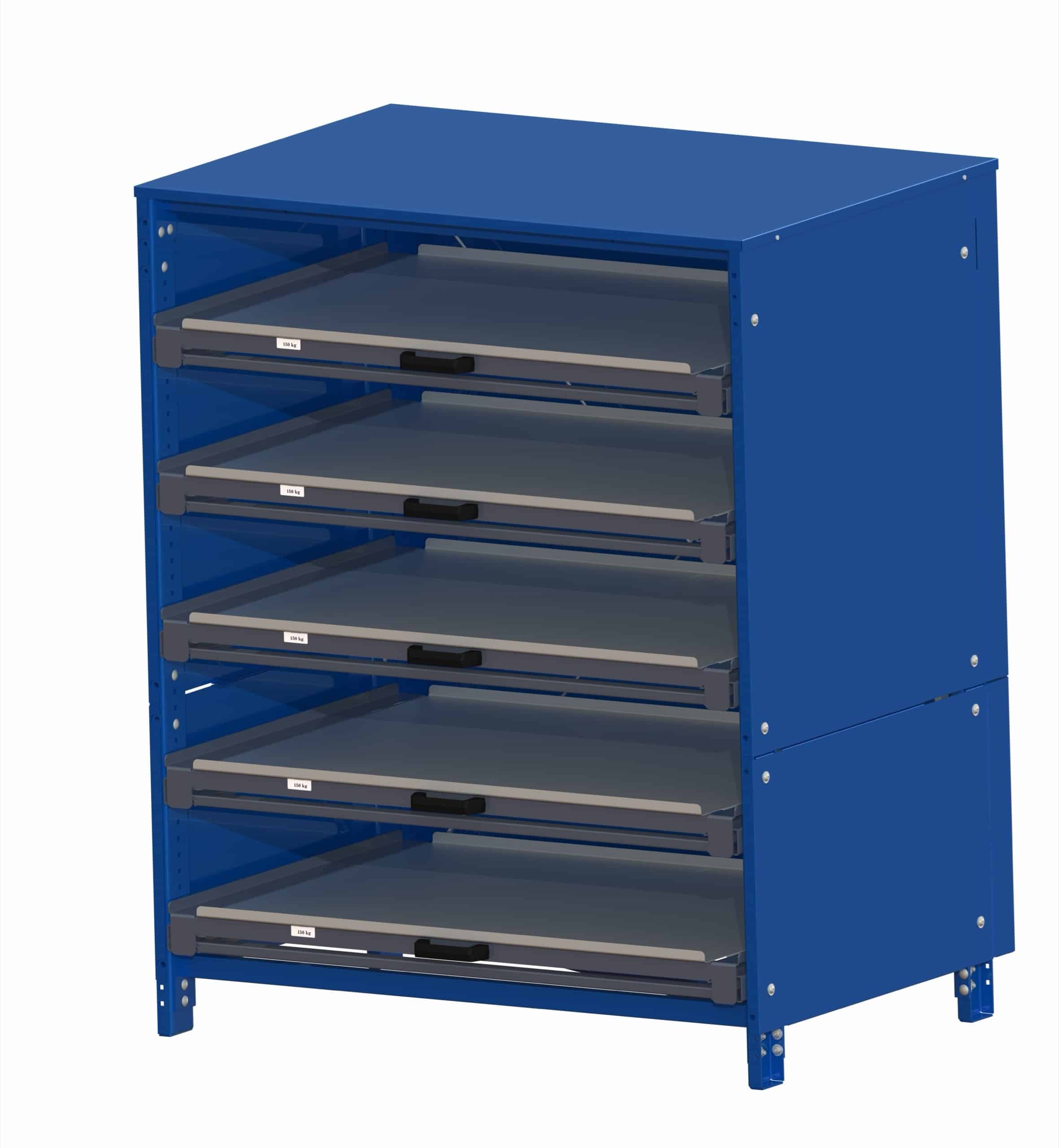 Steel cladding for csu, long-side handled, 100% extension, 1560 mm, powder coated, sides and rear - image 2 Steel cladding for csu, long-side handled, 100% extension, 1560 mm, powder coated, sides and rear - image 2