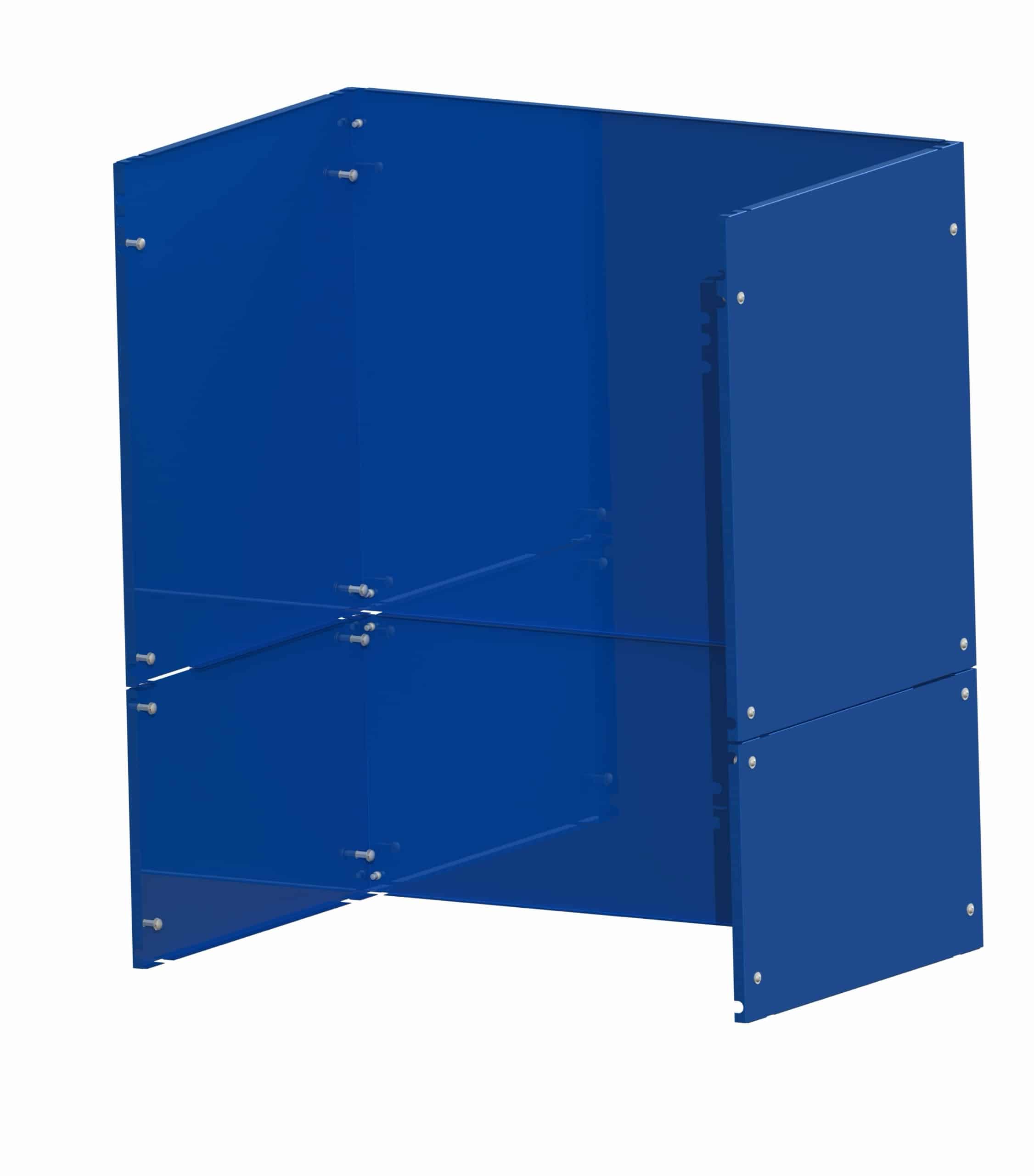 Steel cladding for csu, long-side handled, 70% extension, 1560 mm, powder coated, sides and rear Steel cladding for csu, long-side handled, 70% extension, 1560 mm, powder coated, sides and rear
