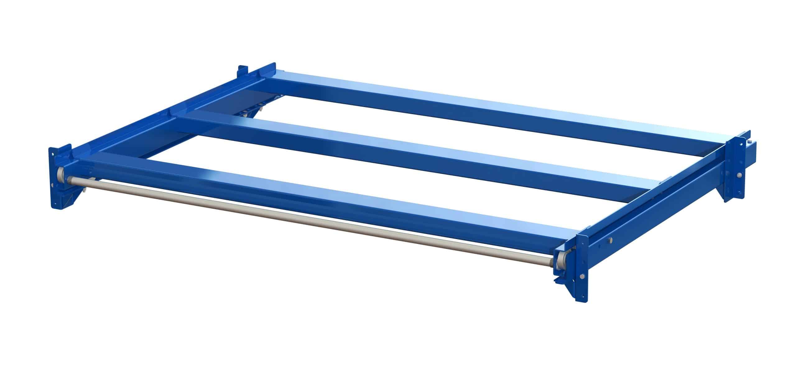 Upright-mounted wide pull-out unit, 600 kg, 70% extension, 1800 mm width, for long goods - image 2
